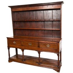 Georgian Oak Potboard Dresser