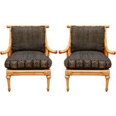 Vintage Pair of Rattan Chairs 