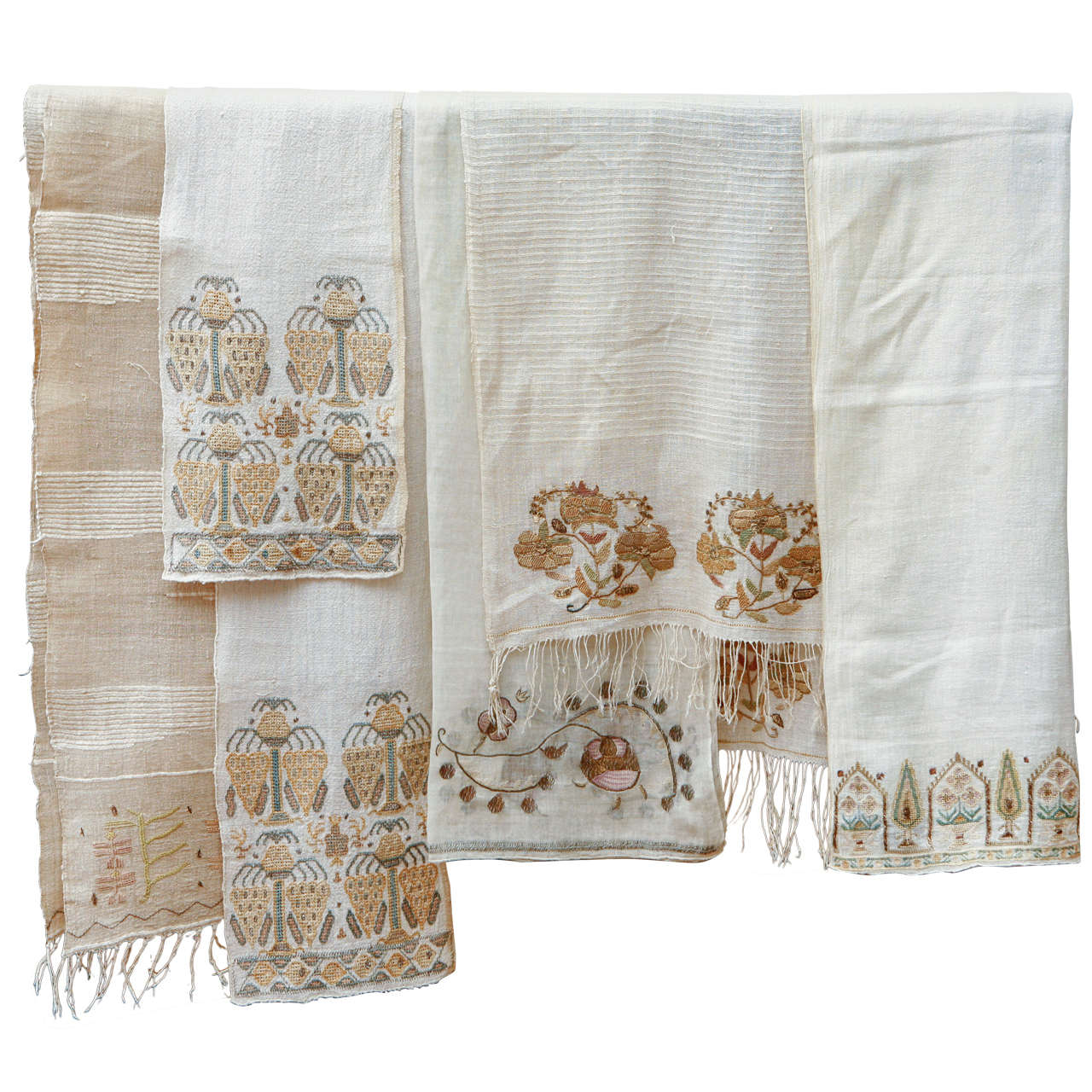 Ottoman Turkish Embroidered Towels 