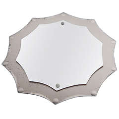 1950s Italian Star-Shaped Mirror