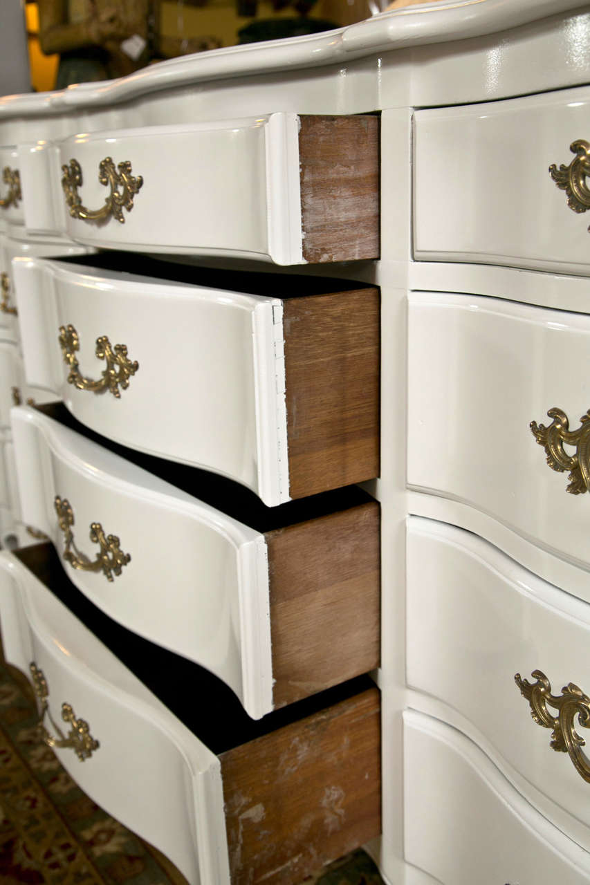 white dresser with marble top