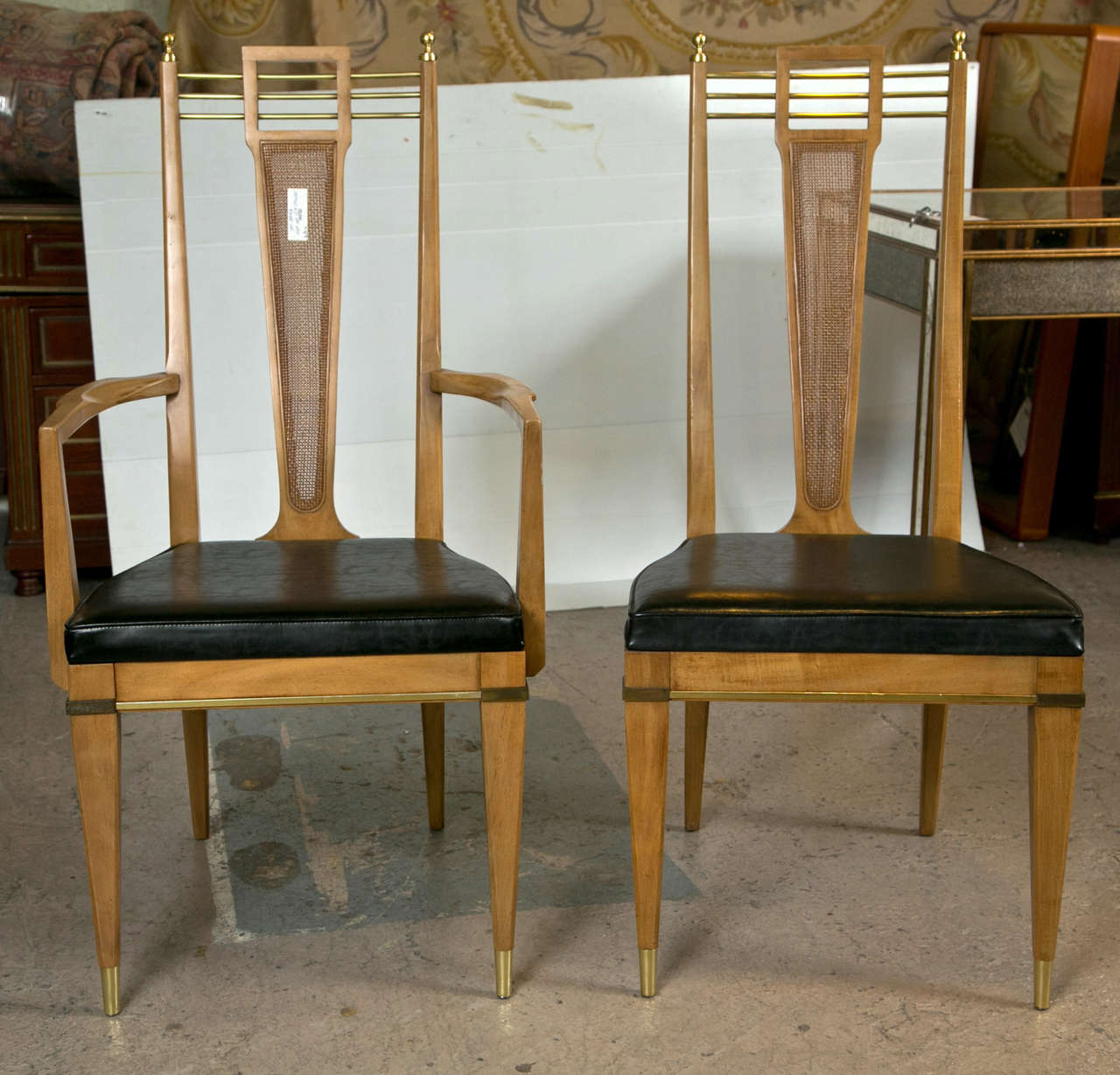Set of Six Metz Custom Dining Chairs Mid-Century Modern. 2