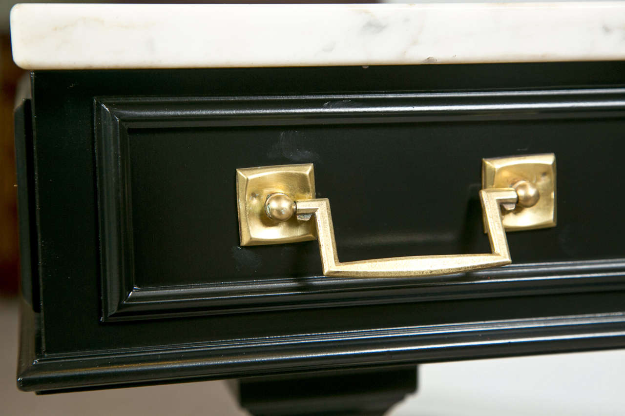 Empire Style Ebonized Console Table 2