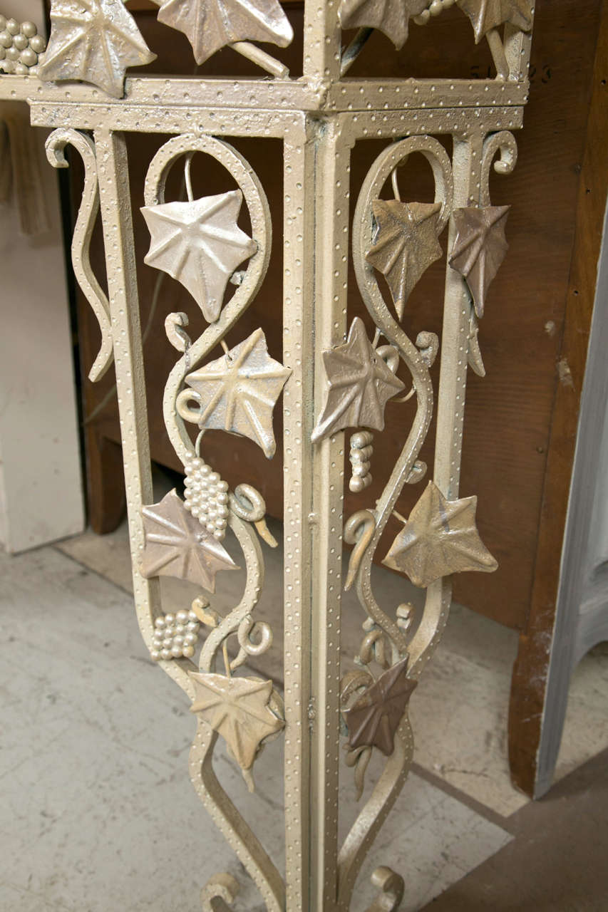 Mid-20th Century Art Deco Style Marble-Top Console Table