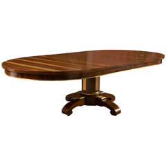 19th Century Rosewood Russian Style Dining Table 1