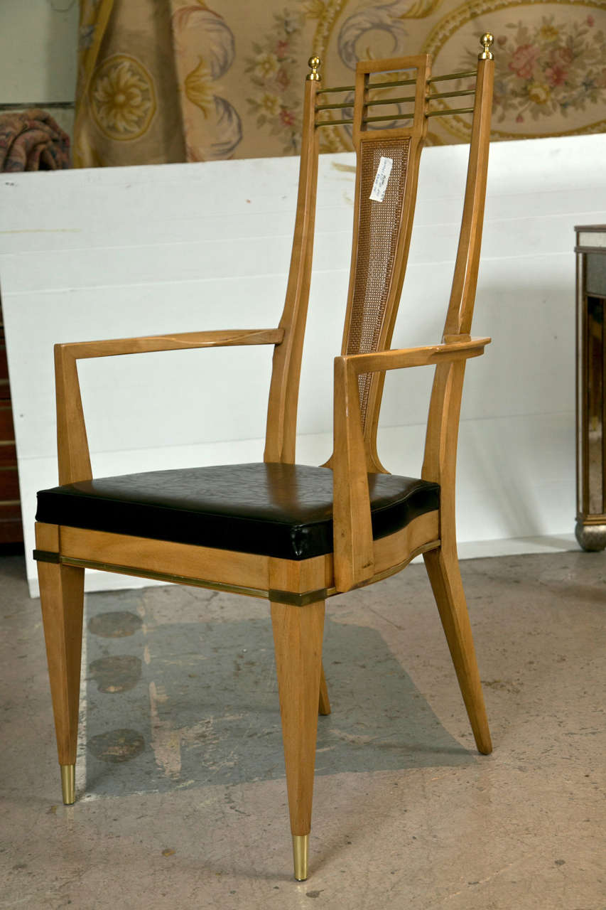 Set of Six Metz Custom Dining Chairs MidCentury Modern. at 1stDibs