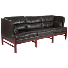 DANISH THREE-SEAT SOFA, c. 1960 DANISH THREE-SEAT SOFA, c. 1960