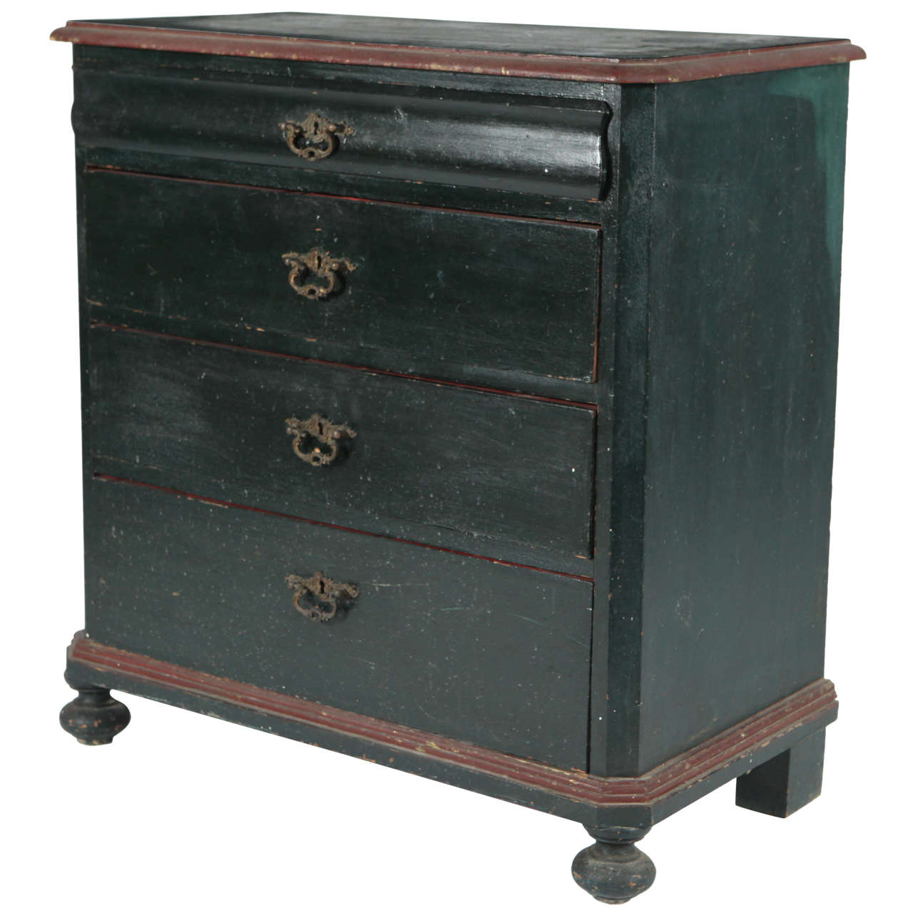 19TH CENTURY CHEST OF DRAWERS, DENMARK, c. 1890 For Sale