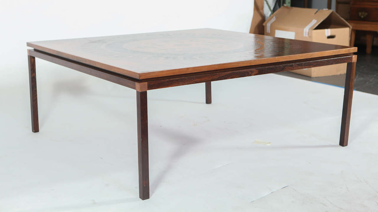 COPPER COFFEE TABLE, DENMARK, c. 1970 For Sale 3