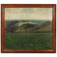 PAINTING BY CHRISTIAN PEDERSEN-BELLINGE, DENMARK, um 1953