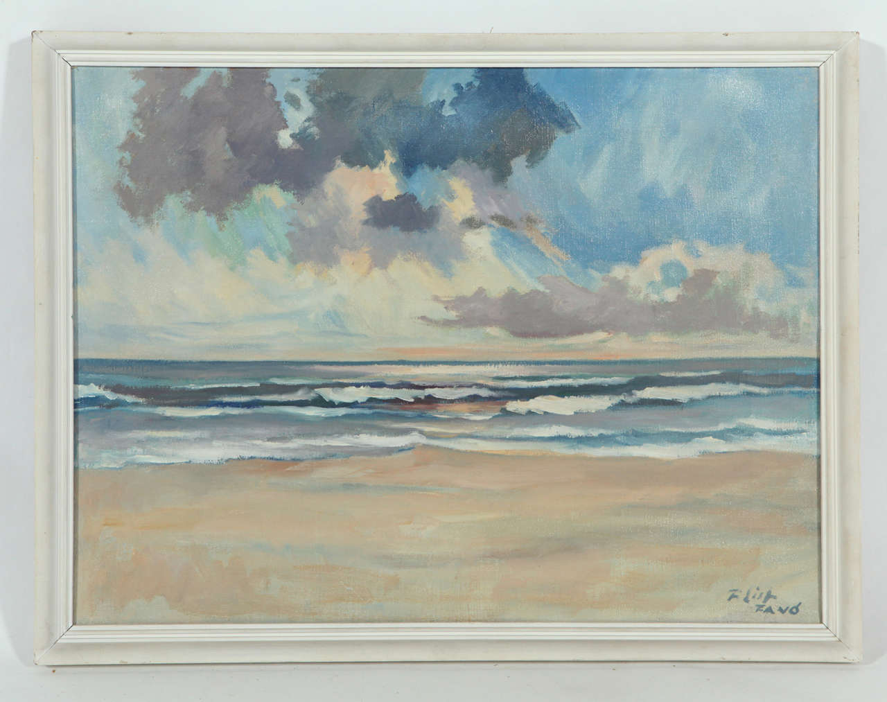 Painting by Franz List, Denmark, circa 1940