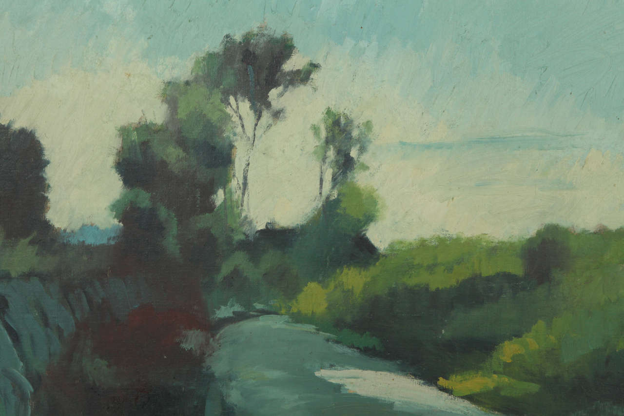 Danish Painting by Orla Valdemar Borch, Denmark, 20th Century For Sale