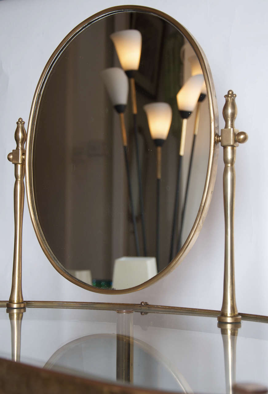 1950s Italian Polka dot vanity table