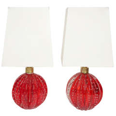!950s Italian Globe Lamps