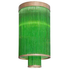 1950s Italian Double Drum Chandelier