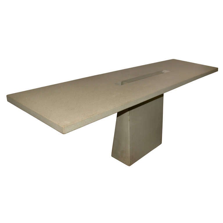 1970s "Inca" Dining-Room Table by Angelo Mangiarotti for Skipper For Sale