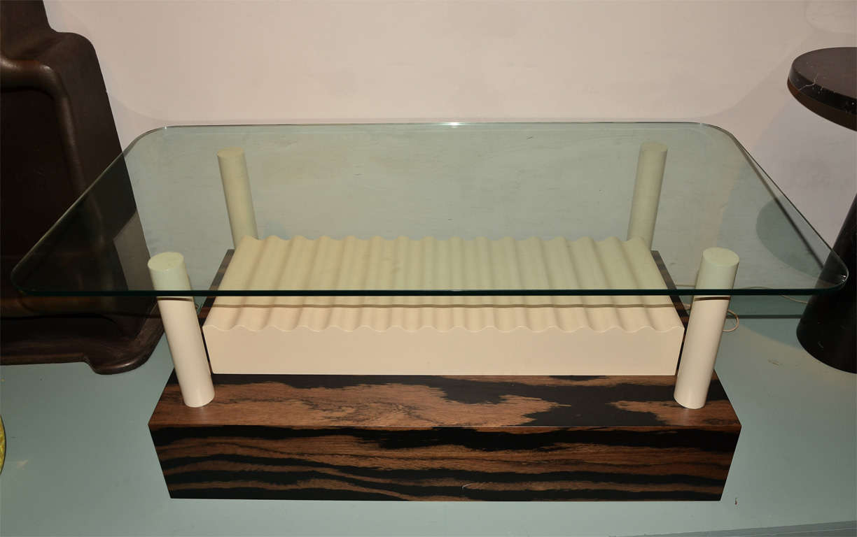 1987 Coffee Table by Ettore Sottsass for Alessi