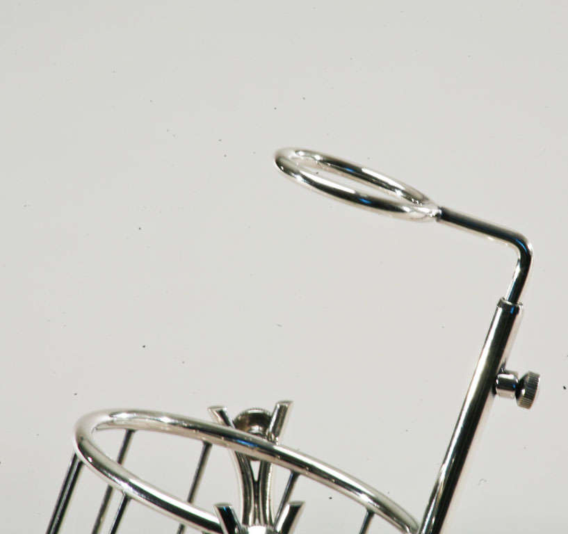 Gorham Silver Plate Wine Bottle Holder/Pourer For Sale at 1stDibs