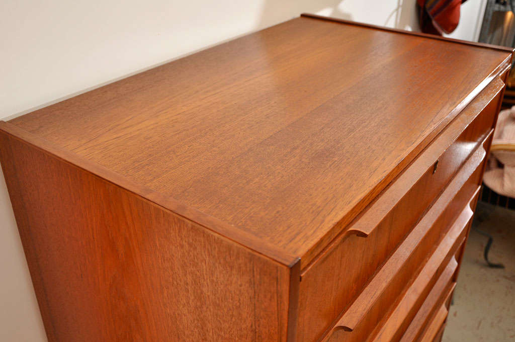 1960's Eight Drawer Teak Dresser 3