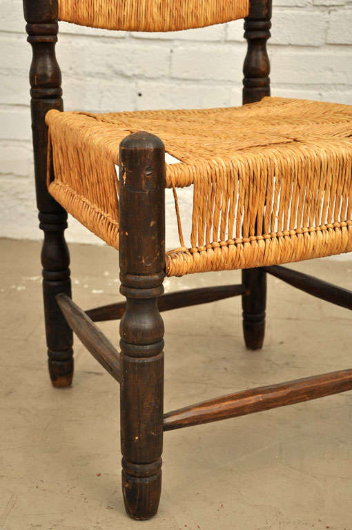 Vintage Pair of Turned Wood Side Chairs 2
