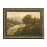 Alpine Landscape Oil Painting