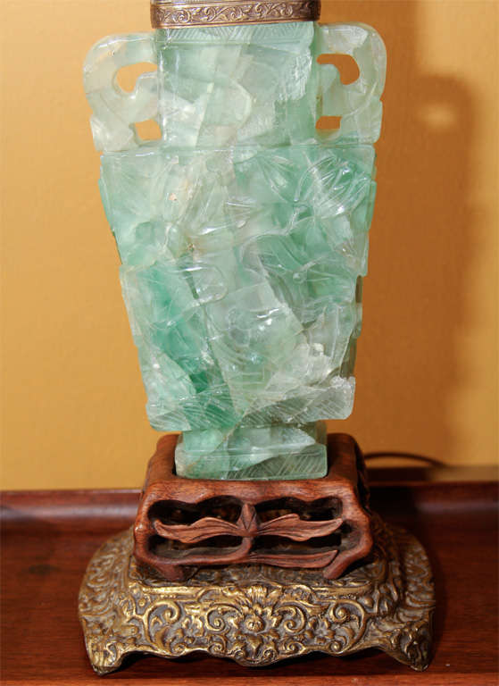 Asian Crystalline Flourite Lamp 1