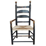 American Ladder Back Chair , Maine 1870