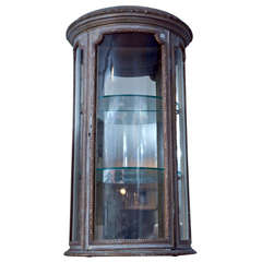 19th Century French Carved Wood Hanging Vitrine