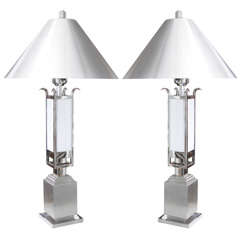Pair of Yacht Lamps