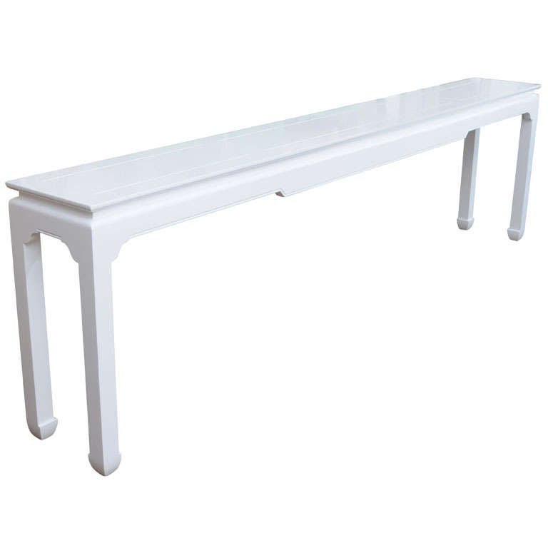 8 ft Lacquered Console