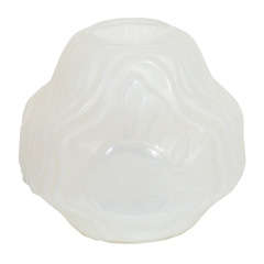 Art Deco Frosted Opalescent Glass vase by Hunnebelle 8