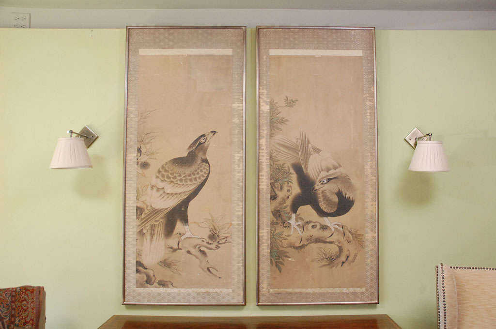 Japanese Hawk Scrolls