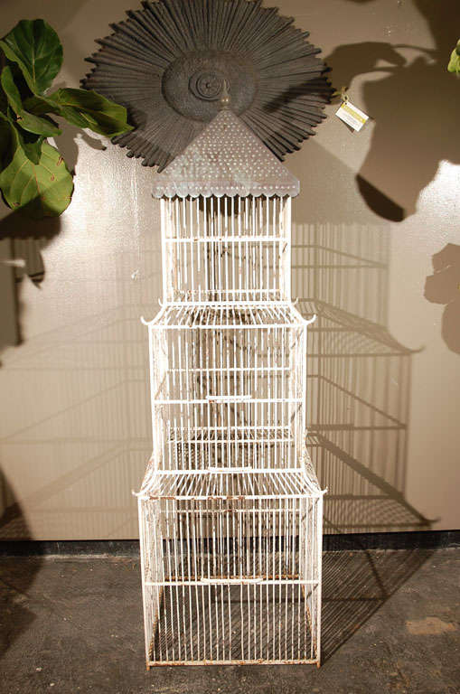 20th Century Vintage Bird Cage