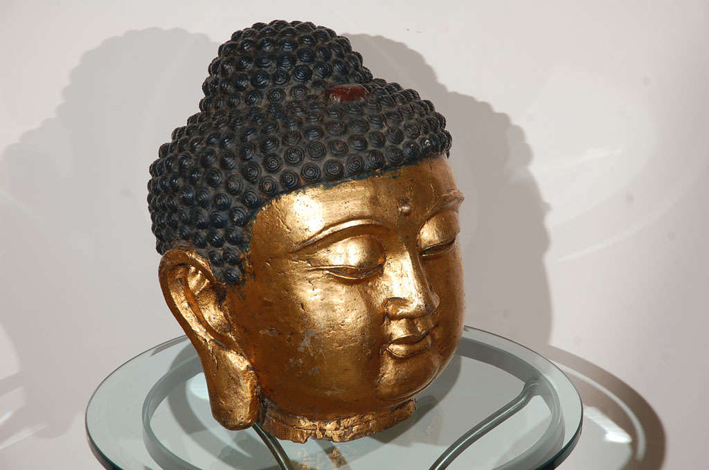 Bronze Buddha Head 1