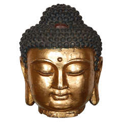 Bronze Buddha Head