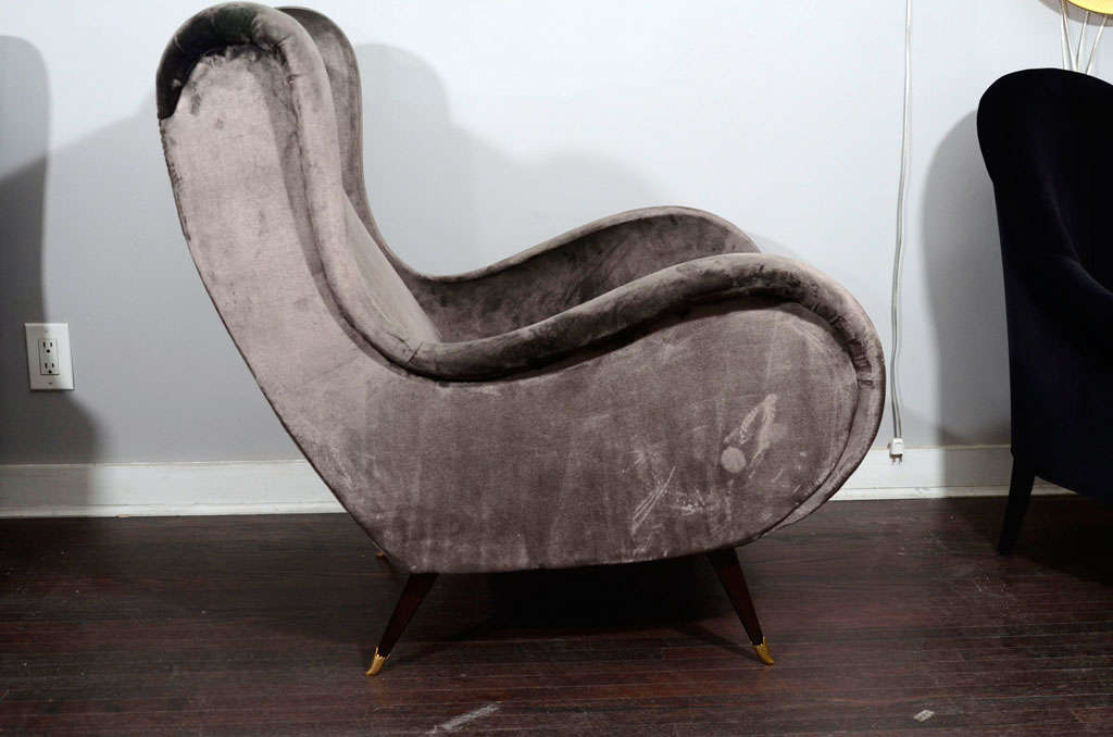 Pair of 1970's Italian Marco Zanuso Chairs 4