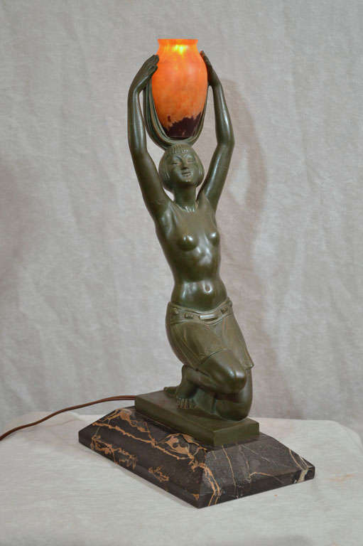 Art Deco Figural Lamp