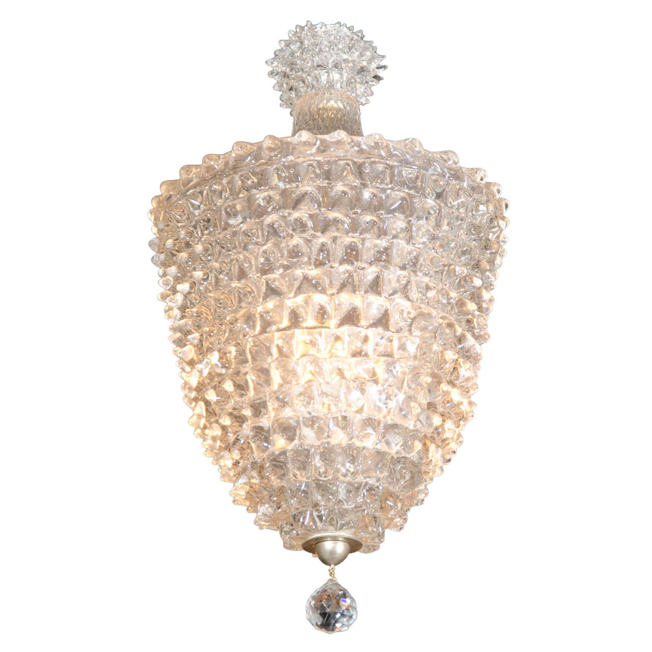 Chandelier by Barovier Toso, Italy circa 1950's For Sale