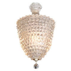 Chandelier by Barovier Toso, Italy circa 1950's