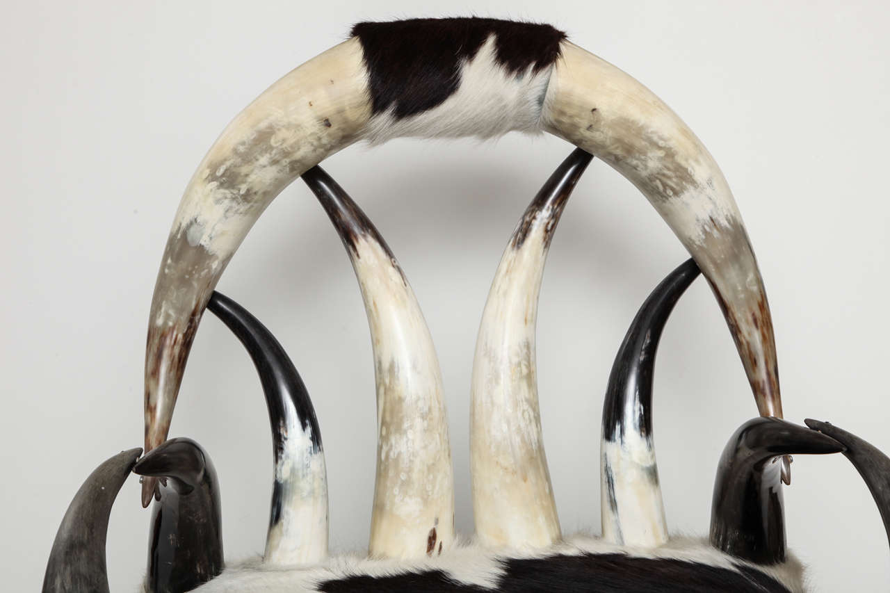 cow horn chairs