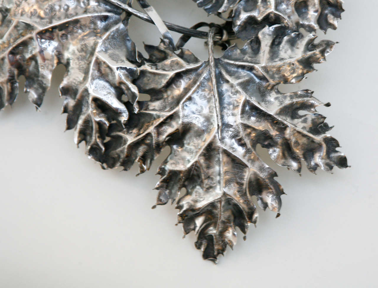 Sterling Silver Maple Leaf Dish by Buccellati 3