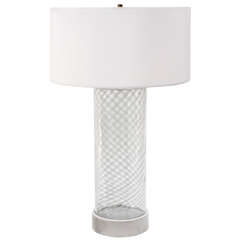 Chic Murano Glass Table Lamp