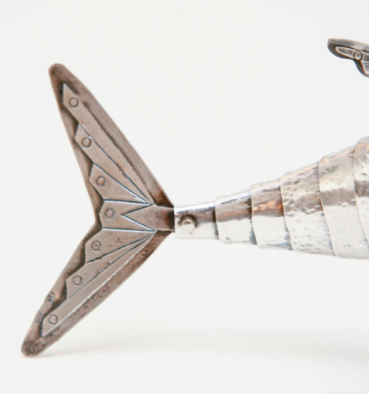 Peruvian Articulated Sterling Silver Fish
