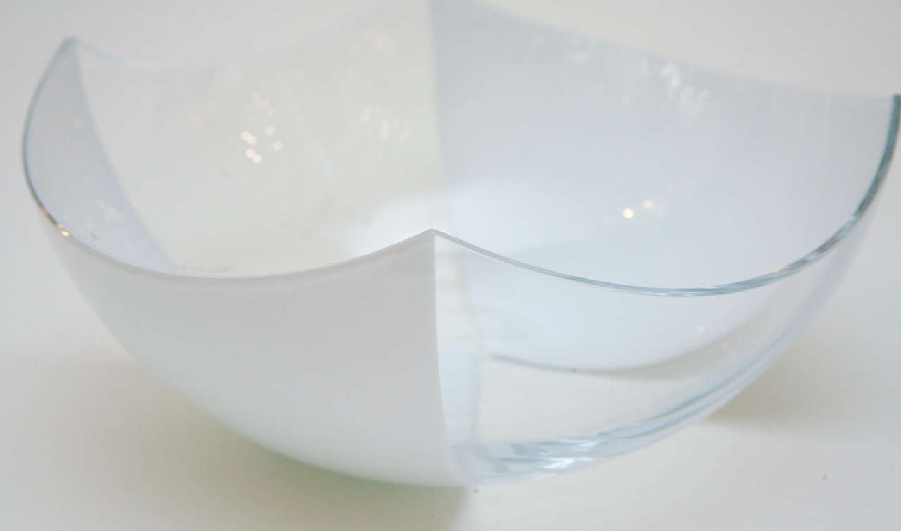 20th Century Murano Glass Bowl by Salviati for Tiffany & Co.