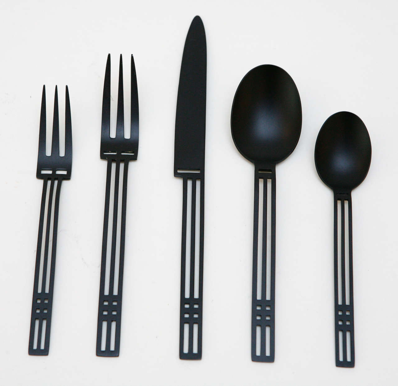 "Windows" Flatware Service for Twelve by Patino/Wolf for Sasaki at