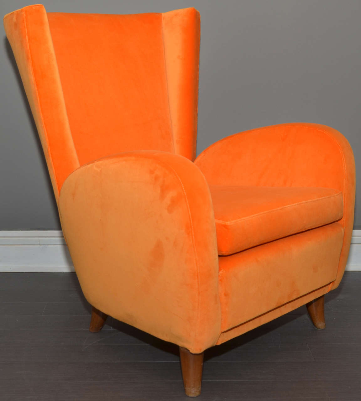 Mid-20th Century Two 1950s Italian Armchairs For Sale