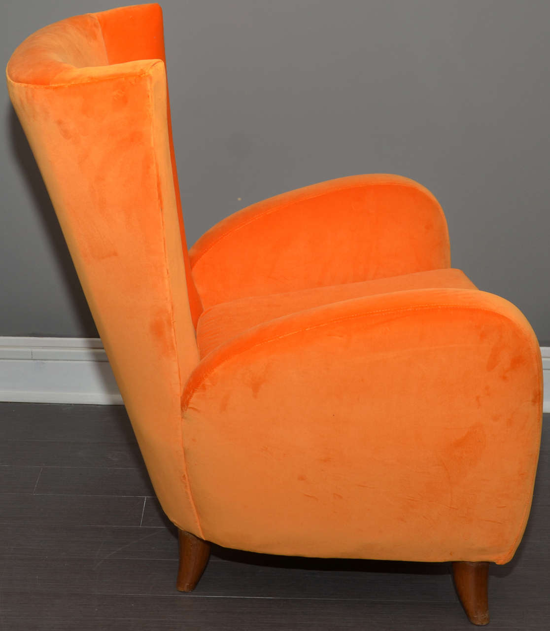 Wood Two 1950s Italian Armchairs For Sale