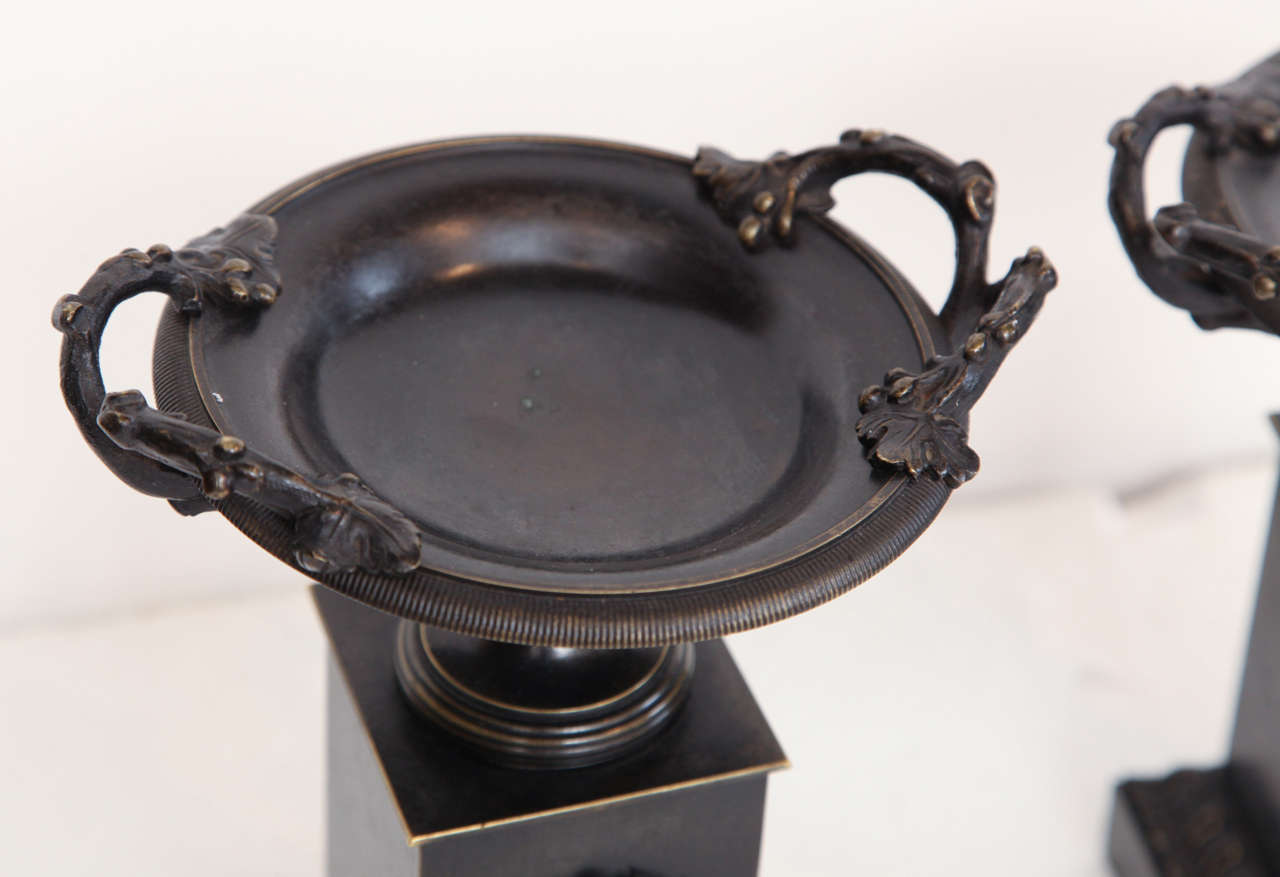 Pair of 19th Century Bronze Tatza In Good Condition For Sale In New York, NY