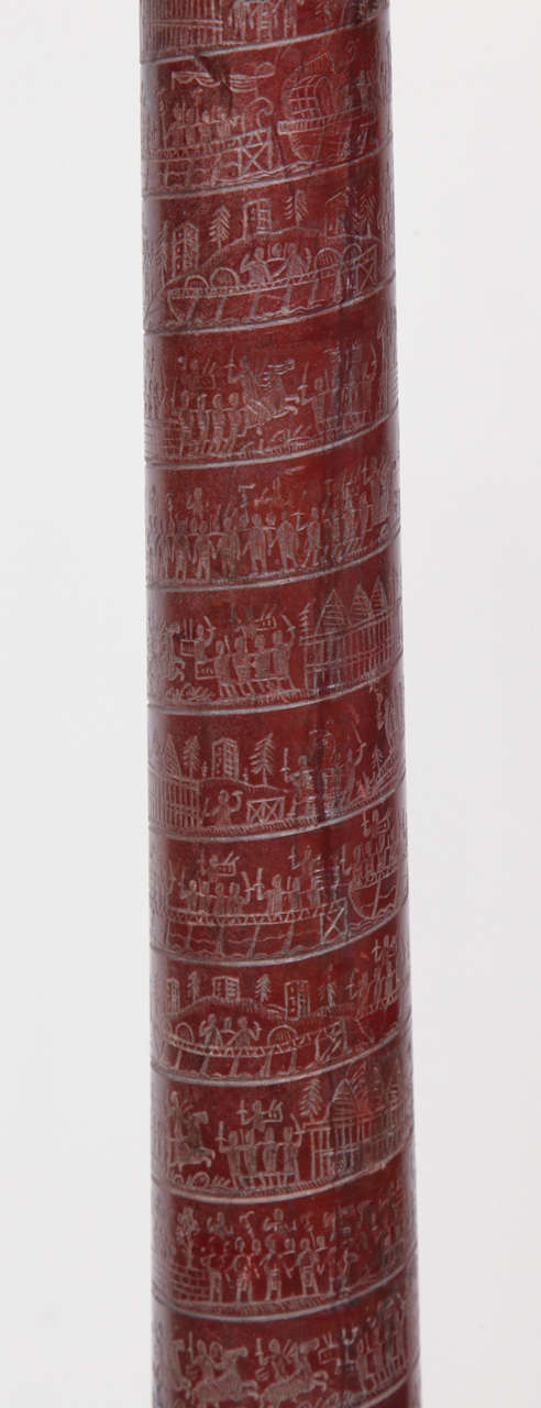 19th Century Rouge Royale Trajan Column For Sale 2