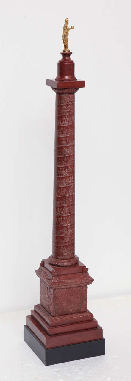 19th Century Rouge Royale Trajan Column For Sale 6